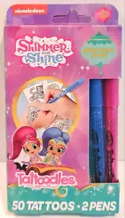 Nickelodeon - Shimmer & Shine Tattoodles - 50 Tattoos & 2 Pens