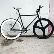 Fixed Gear Bicycle Student Unisex Reverse Brake Bend Handlebar Freewheel Customizable Aluminums Alloy Magnesium Alloy Wheel