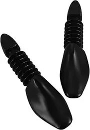 Cabilock 1 Pair Leather Shoe Display Stretcher Boot Spring Shoe Stretcher Women's Boot Storage Inserts Black