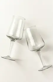 Creative Women Handblown Hammered Wine Glasses - Set of 4