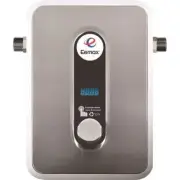 HomeAdvantage II 13 kW 240-Volt Electric Tankless Water Heater Silver Metallic