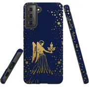For Samsung Galaxy S22+ Plus Case, Armour Cover, Virgo Drawing