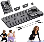 OKUYOSHI Pilates Board, Portable Pilates Workout Machine, Full-Body Toning Pilates Reformer for Home and Studio Use