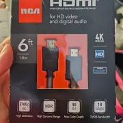 RCA HDMI Cable 4K Ultra HD High Speed 6 ft