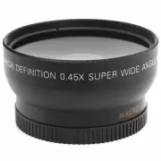 0.45x 52mm Wide Angle Lens with MACRO for Canon Nikon 52mm DSLR&digital camera k