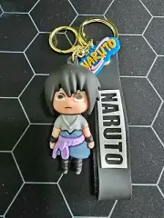 SASUKE UCHIHA NARUTO ANIME SERIES KEYCHAIN KEYRING *