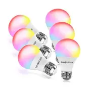 Smart Light Bulbs, RGBCW Wi-Fi Color Changing Led Bulbs Compatible with Alexa