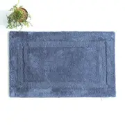 Renee Taylor Soho Cotton Reversible Bath Mat Blue