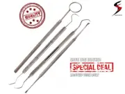 4Pcs Dental kit Teeth Whitening Clean Tool Set Tartar Calculus Remover Scraper