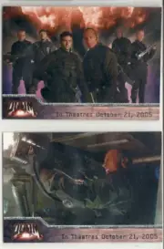 2005 Artbox Doom Movie Promo card 2 ct lot The Rock Dwayne Johnson