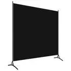 Foldable Panel Room Divider 175x180cm Fabric Privacy Screen Partition Multicolor