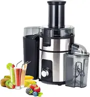 Wide Chute Slow Masticating Juicer Extractor Big Mouth Cold Press Juicer Extract 3 in 1 Juice Fountain Quiet Motor for High Nutrient Fruit & Vegetable Juice