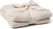 Barefoot Dreams CozyChic Lite Baby Receiving Blanket, Chai, 30"x30"