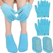 Moisturizing Socks 20 Pair Hand Masks Moisturizing Gloves & Socks, Hydrating Gloves &, Cotton Yarn Feet & Hand Moisturizer & for Chapped