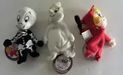 VTG Starbucks Casper the Friendly Ghost Finger Puppets Set of 3 with Tags