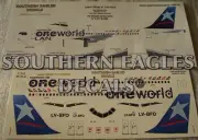 Airbus A320-200 - LAN Airlines ONE WORLD Scheme - SED 1/144 Decals
