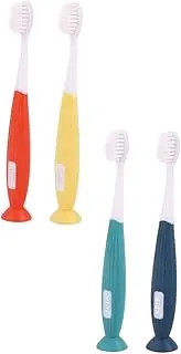 Anneome 4pcs Toothbrush Toothbrush Tooth Brush Care Tool Oral Care Tool Brush Wire: Pbt Colorful