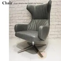 在飛比找Yahoo!奇摩拍賣優惠-主人椅 單椅【蘭黛】旋轉椅 小沙發 洽談椅 接待椅 復刻椅 