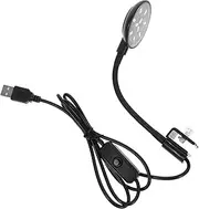 EXAOMBLE Fish Tank USB Light Small Aquarium Light Aquarium Accessories for Fish Tank Black Abs