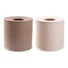 Roll Paper Case Easy to Fill Tissue Box Holder for Drawing Room Bedroom Dorm