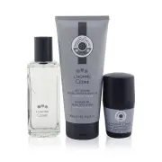 Roger & Gallet L'Homme Cedre Coffret: Eau De Toilette Spray 100ml/3.3oz + Anti-Perspirant Deodorant 50ml/1.6oz + Shower Gel 200ml/6.6oz 3pcs