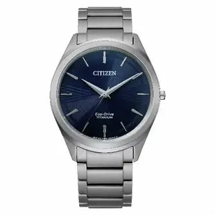 CITIZEN 星辰錶 BJ6520-82L GENT'S 光動能鈦金屬時尚男錶 /藍面 39mm｜樂天領券折300★全館特惠中★指定刷卡回饋10%