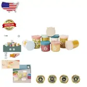 Stain-Resistant Borosilicate Glass Containers with Silicone Lids - 9 Count