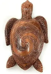 Brown Turtle Outdoor Statue Durable Resin Yard Decor for Garden 9x9x18cm Charming Outdoor Garden Statues for Yard and Garden Decoration