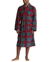 POLO RALPH LAUREN Men's Microfiber Plush Shawl Collar Robe ~ Small/Medium