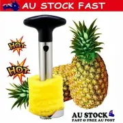 Stainless Steel Easy Kitchen Tool Fruit Pineapple Corer Slicer Cutter Peeler VH