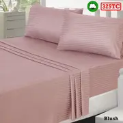 Accessorize 325TC Self-Striped Cotton Sheet Set Single