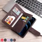 Zipper Magnetic Leather Purse Card Case Cove For Samsung Galaxy Z Fold 6 5 4 3