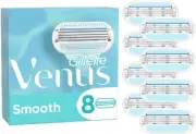 Gillette Venus Smooth Women'S Razor Blade Refills, 8 Count