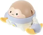 HOMOBABE Crawling Guidance Adorable Monkey Design with Sound Control Touch Sensor Lights Music Functions for Crawling Training and Head Lifting