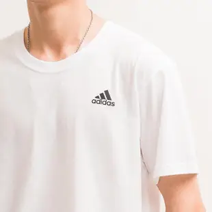 【adidas 愛迪達】日線 男版 二入組 薄款 吸汗速乾 胸前三線小標短袖 短t 圓領(買一送一 日本代購)