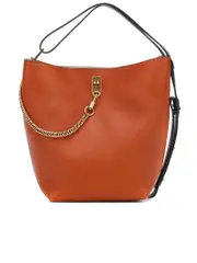 Givenchy GV Chesnut Leather Bucket Bag