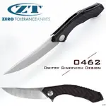 【ANGEL 精品館 】美國 ZT 0462 DMITRY SINKEVICH FLIPPER折刀碳纖維 20CV鋼