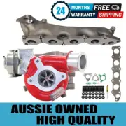 High Flow Turbo+Manifold, Gasket&Stud Kit For Mitsubishi Triton MQ 4N15 2.4L