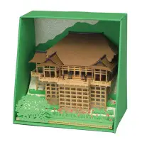 在飛比找Yahoo!奇摩拍賣優惠-紙模paper nano日本著名建筑清水寺模型擺件迷你禮物 