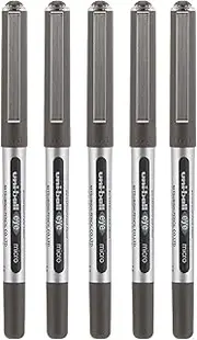 Uni-ball Eye Micro UB150 Rollerball Pen Blister Pack of 5 Black