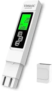 tds Meter, 3-in-1 Instant Read TDS Meter - Measures TDS, EC, & Temperature (°C/°F) - Digital Water Testing Kit for Tap, Well, Pool, Hydroponics, Aquarium
