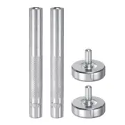 2set Eyelet Hole Punch Die Tool 6mm Grommet Setter Install Tool with Base