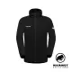 【Mammut 長毛象】Aconcagua Light ML Hooded Jacket Men 輕量刷毛連帽外套 黑色 男款 #1014-04250