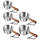 Multifunctional Hot Oil Pot Drizzling Spoon Gadget for Camping RV Travel