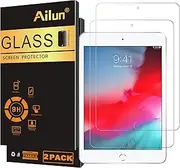 Ailun Screen Protector Compatible with iPad Mini 4 iPad Mini 5 2019 2Pack Tempered Glass 2.5D Edge Ultra Clear Transparency Anti Scratches Case Friendly