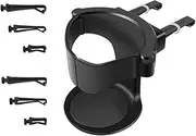 CuiCanfla PVC Cup Holder Expander, Black, Adjustable Base, Fits Horizontal Vents