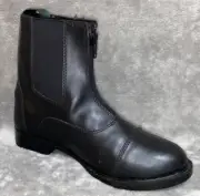 NEW WOMENS MILLSTONE SIZE 5.5 SINGLE BLACK ZIP LEFT PADDOCK BOOT