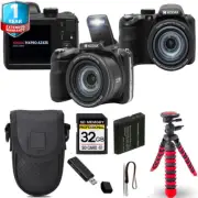 Kodak PIXPRO AZ425 Digital Camera (Black) + Tripod + Case+ 1 Yr Warranty