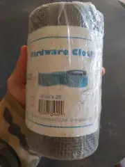 Hardware Cloth, 1/8" Mesh , 6 inch x 25 ft For Roof Gutters Vents Galvanized