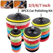 Car Polishing Kit Polish Pad Buffing Pad Abrasive Disc for Headlight Refurbish